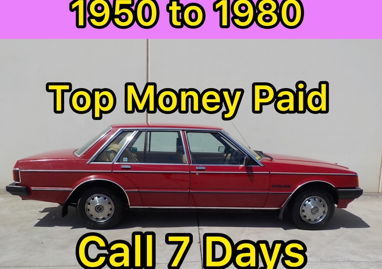 Buying old fords 1950 to 1980 cash for cars sydney