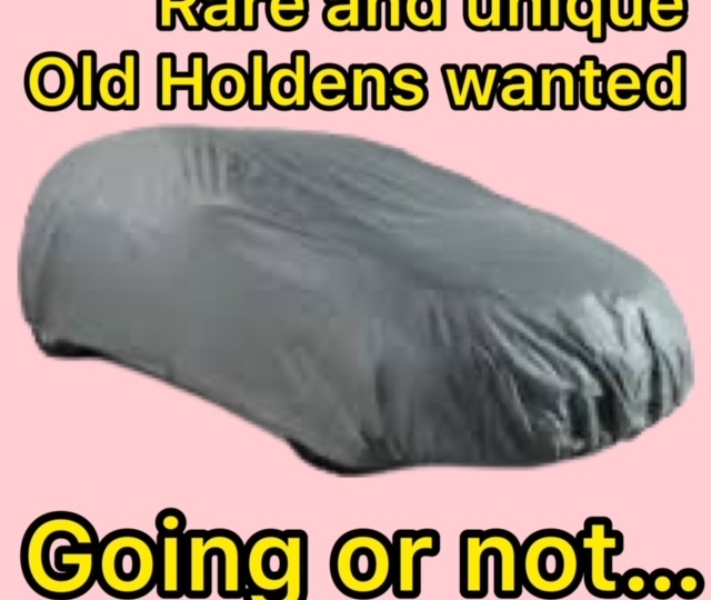 Who buys unique old Holdens