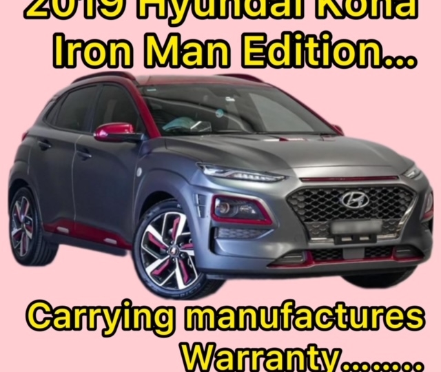 selling my 2019 Hyundai Kona Iron Man Edition