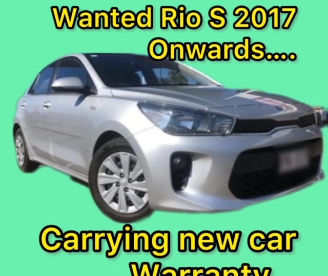 sell my 2017 2018 2019 Kia Rio s