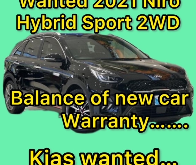 sell my Kia Niro Hybrid Sport 2wd 2021