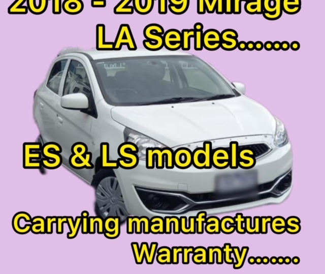 Cash for my Mitsubishi Mirage 2018 2019 2020 LA Series ES LS